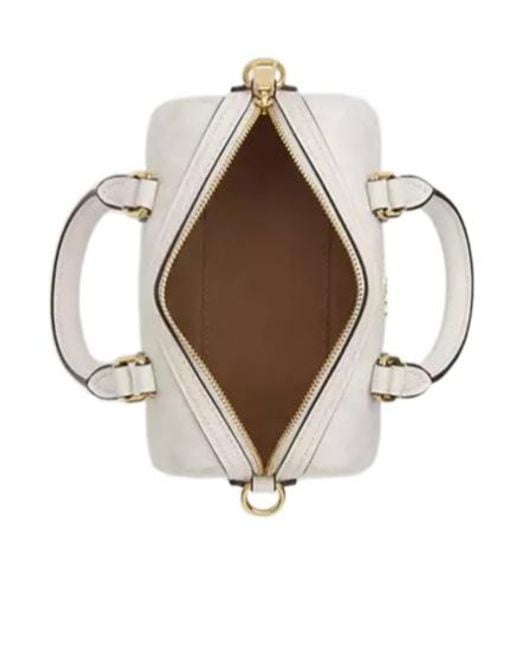 COACH White Mini Rowan Crossbody Bag
