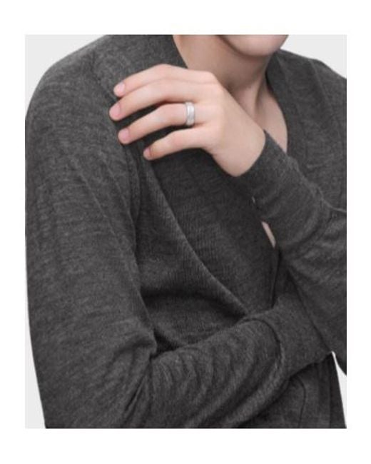 Maison Margiela Gray Numerical Ring for men