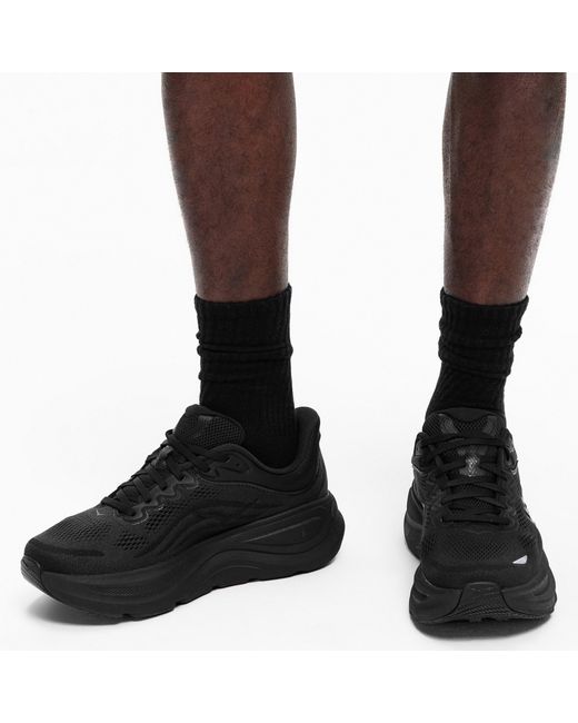 Hoka One One Black Solid Color Sneakers for men