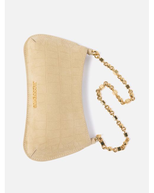 Jacquemus Natural The Small Bisou Chaine Shoulder Bag