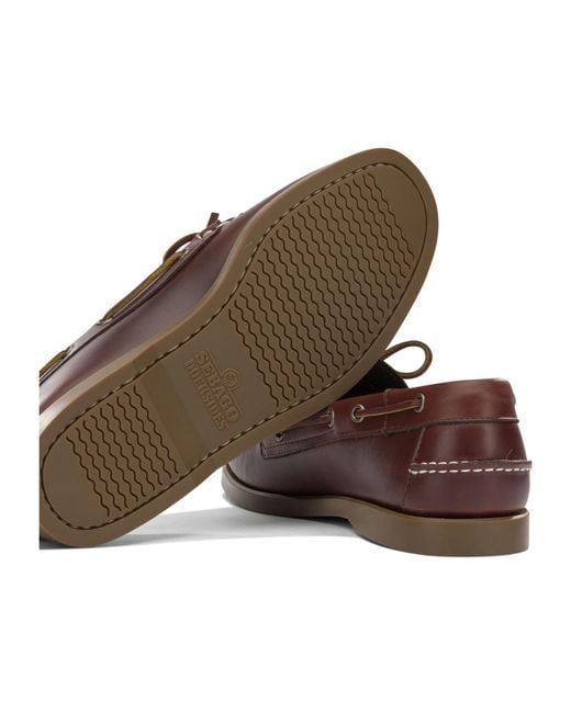 Sebago Brown Round-Toe Casual Shoes for men