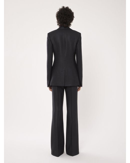 Chloé Blue Chloé Single-Breasted Tailored Jacket