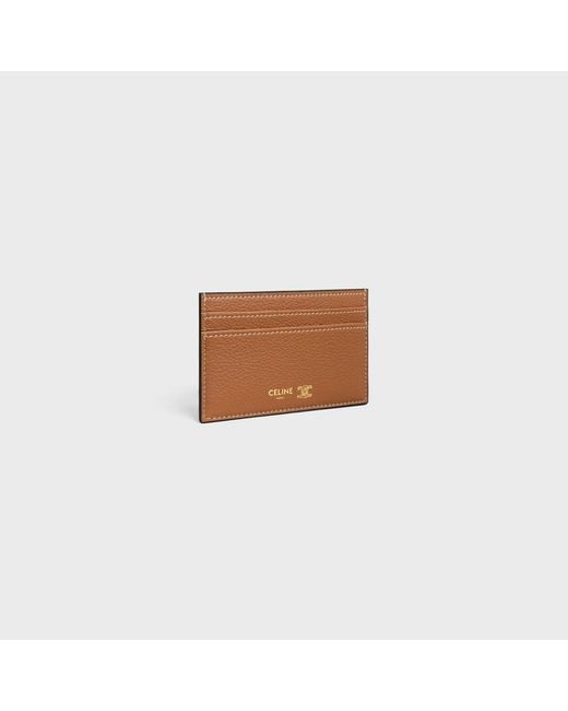 Céline Brown Medium Card Holder