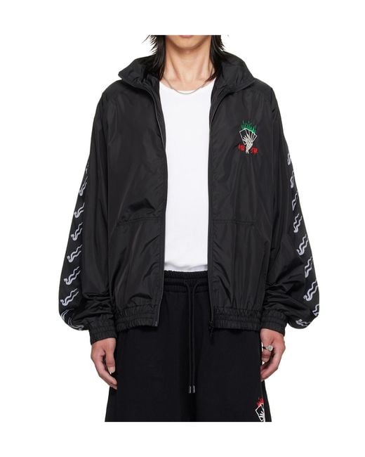 Lu'u Dan Black Ld Windproof Jacket for men