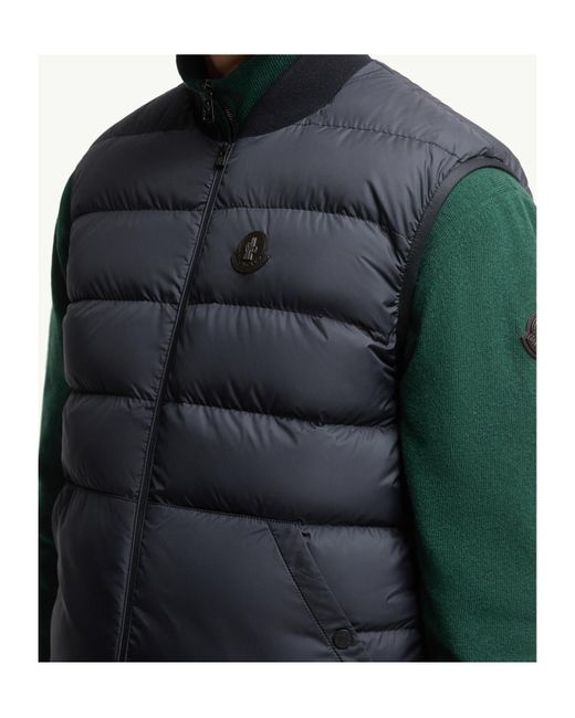 Moncler Blue Epinal 3-In-1 Down Bomber Jacket for men