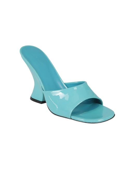 By Far Blue Logo High-Heeled Sandals