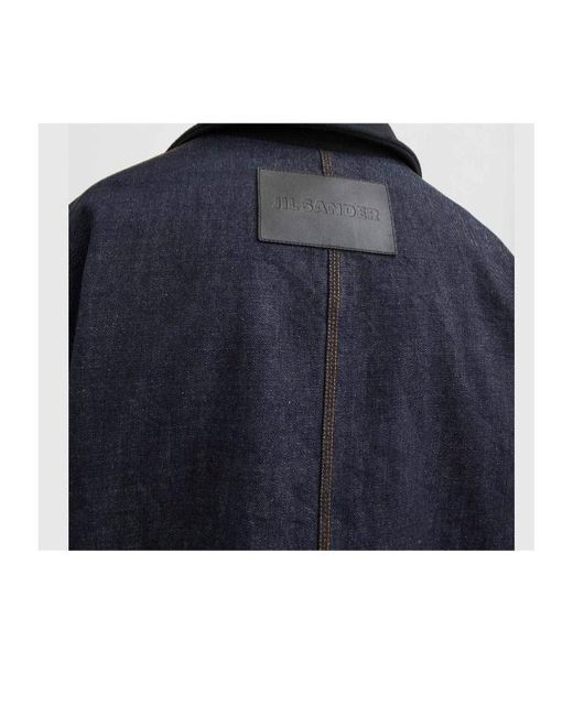 Jil Sander Blue Denim Jacket for men
