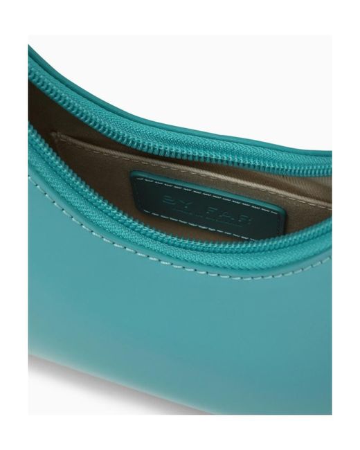 By Far Blue Logo Handbag