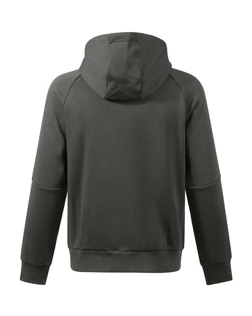 EA7 Gray Logo And Hat Casual Jacket for men