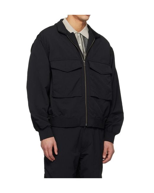 Nanamica Black Alphadry Field Jacket for men