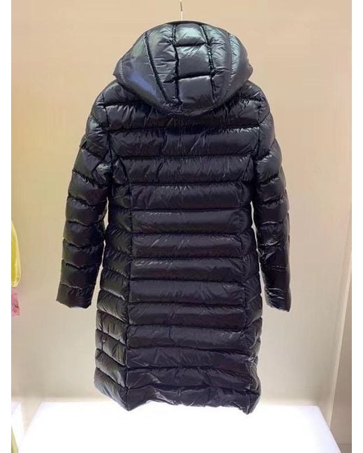 Moncler Black Moka Hooded Padded Coat