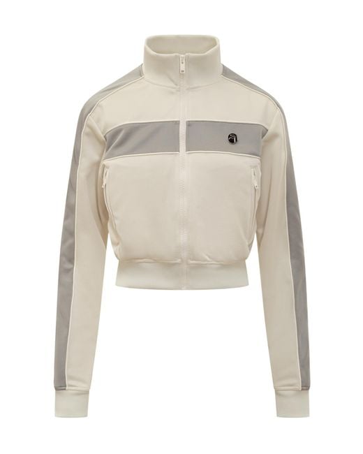 Ambush White Turtle Neck Logo Jacket