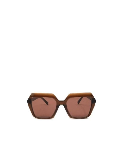 MCM Brown Square Sunglasses