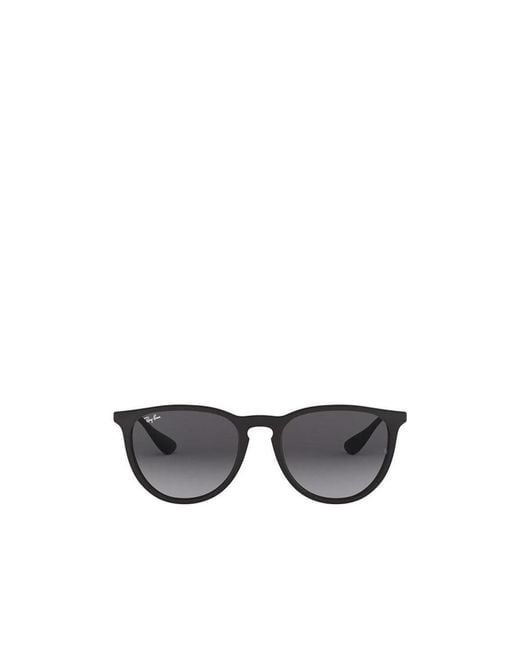 Ray-Ban Black Erika Oval Frame Sunglasses for men