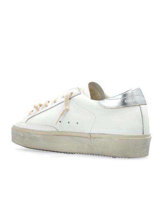 Golden Goose Deluxe Brand White Hi Star Low-Top Sneakers