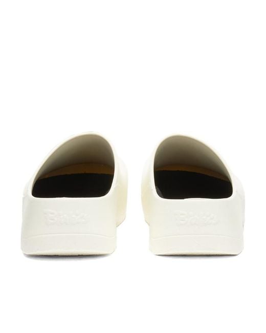 Birkenstock White Logo Muller Shoes