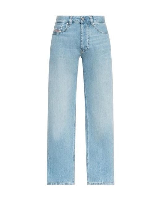 DIESEL Blue 1980 D Eeper Straight-Leg Jeans for men