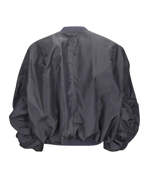 Rick Owens Gray Secchia Flight Zipped Jacket