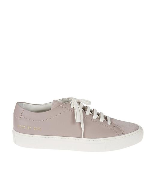 Common Projects Gray Round-Headed Low-Top Casual Shoes