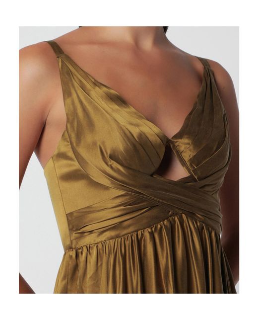 Zimmermann Brown Draped Maxi Skirt