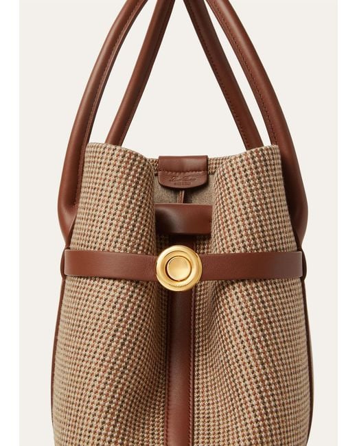 Loro Piana Brown Ghiera Handbag