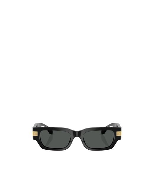 Versace White Classic Rectangle-Frame Sunglasses for men