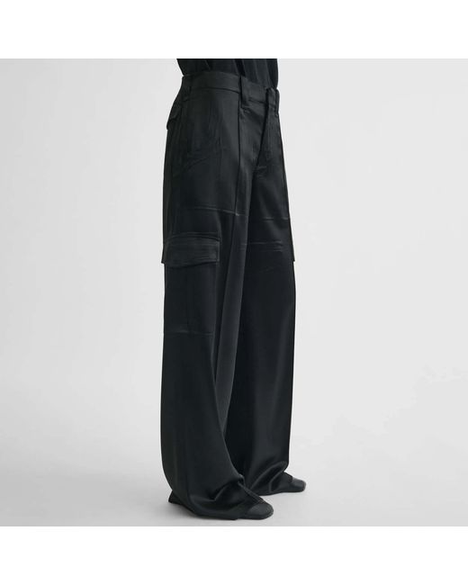 Phoebe Philo Black Belt Loop Casual Pants