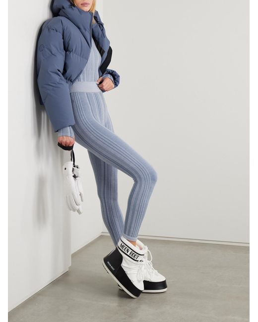 CORDOVA Blue Striped Elastic Sweatpants