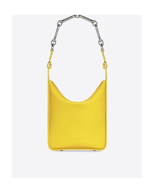 Balenciaga Yellow Tool 2.0 Small North-South Chain Tote Bag
