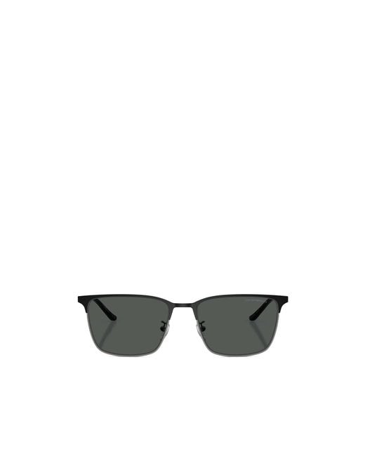 Emporio Armani Multicolor Rectangular Frame Sunglasses for men