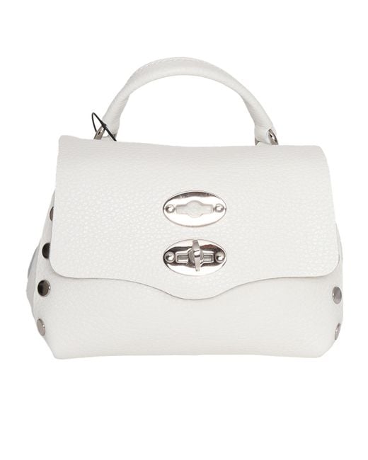Zanellato White Top Handle Shoulder Bag