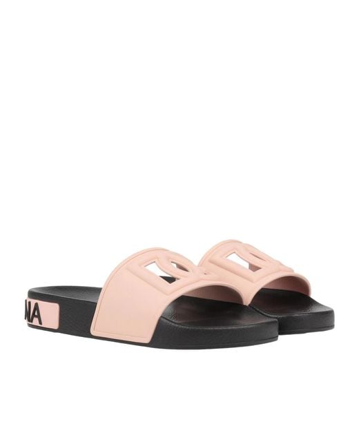 Dolce & Gabbana Natural Two-Tone Sandals