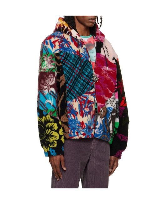Chopova Lowena Multicolor Patchwork Oversized Hoodie for men