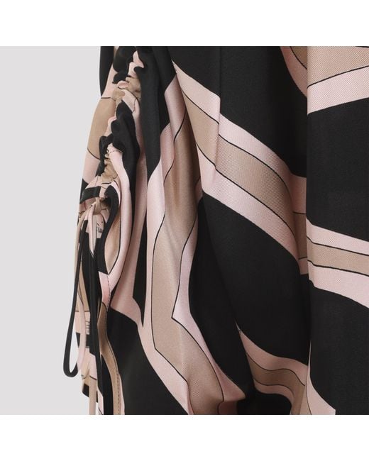 Emilio Pucci Gray Silk Mini Dress