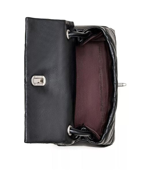 Marc Jacobs Black The Quilted Mini Dual Shoulder Bag