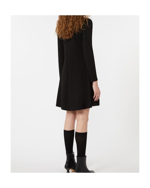 Weekend by Maxmara Black Long Sleeve Dress