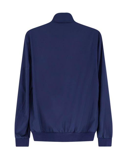 Kiton Blue Cima Zip-Up Jacket for men