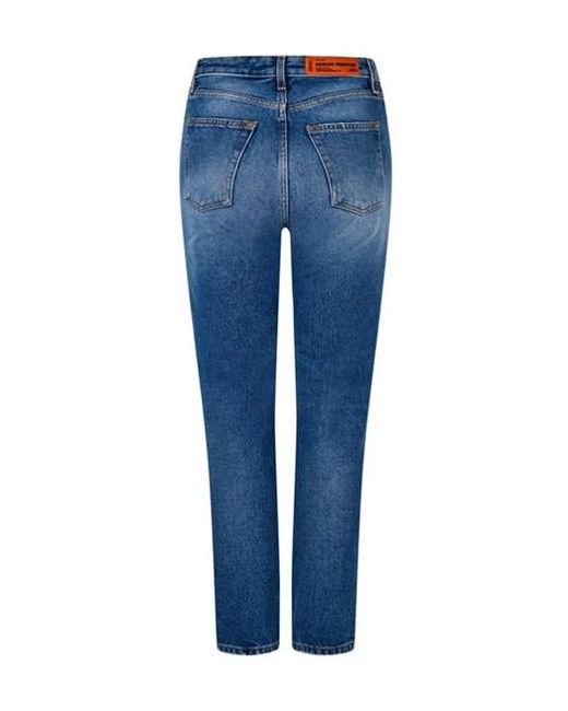 Heron Preston Blue Belt Loop Jeans