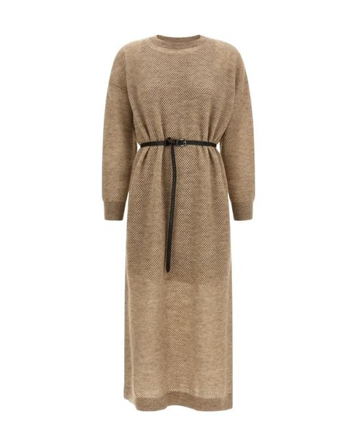 Brunello Cucinelli Natural 'Sparkling' Dress