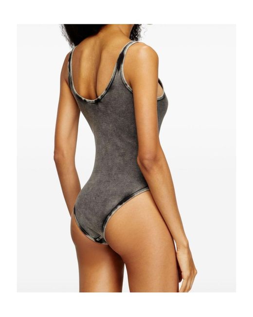 DIESEL Gray Maura-Dnm Bodysuit