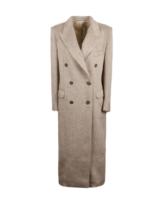 Tagliatore Natural Lillian Double-Breasted Coat