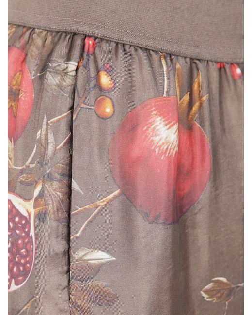 Uma Wang Red Graphic Printed Straight-Leg Trousers