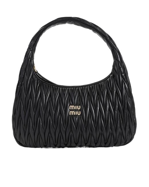 Miu Miu Black Wander Shoulder Bag
