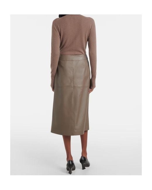 Joseph Brown Midi Skirt