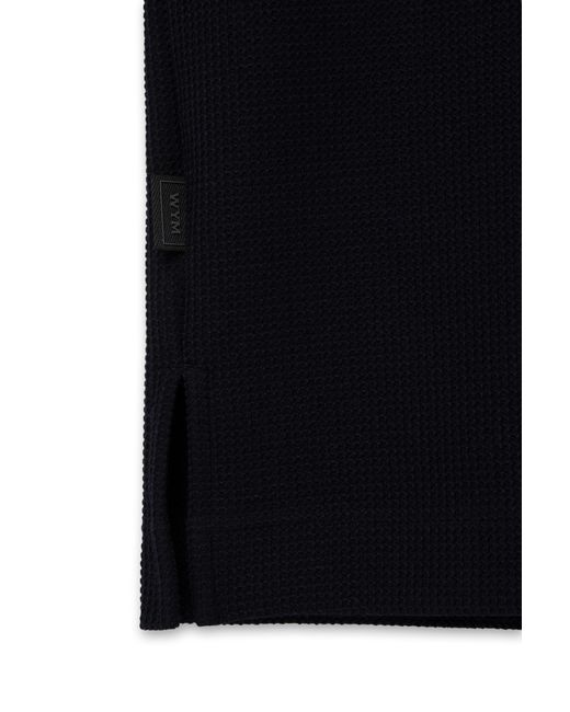 Wooyoungmi Black Logo Pocket Polo Shirt for men