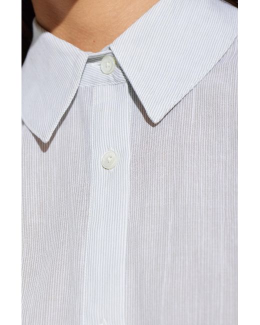 Anine Bing White Long Sleeve Shirt