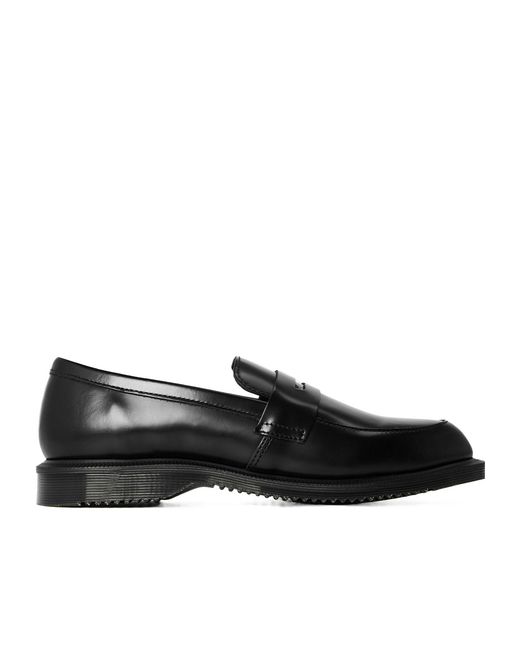 Dr. Martens Black Solid Color Loafers