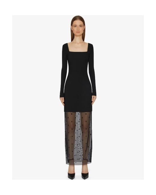 Givenchy Black Long Dress