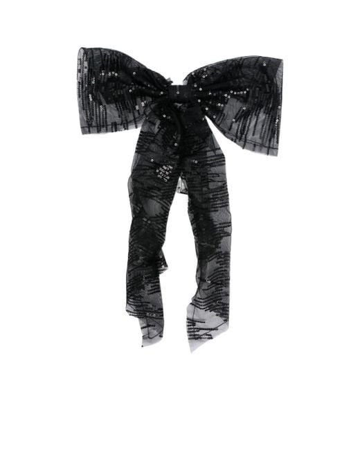 Maison Michel Black Wicole Hair Clip