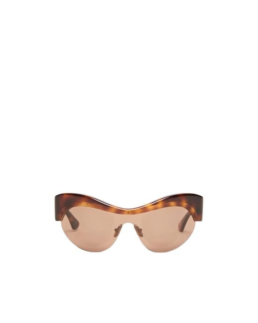 Sportmax Pink Logo Sunglasses